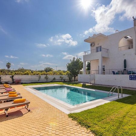 Amazing Villa Chrysanthi With Private Pool In Heraklion Epano Vathia Dış mekan fotoğraf